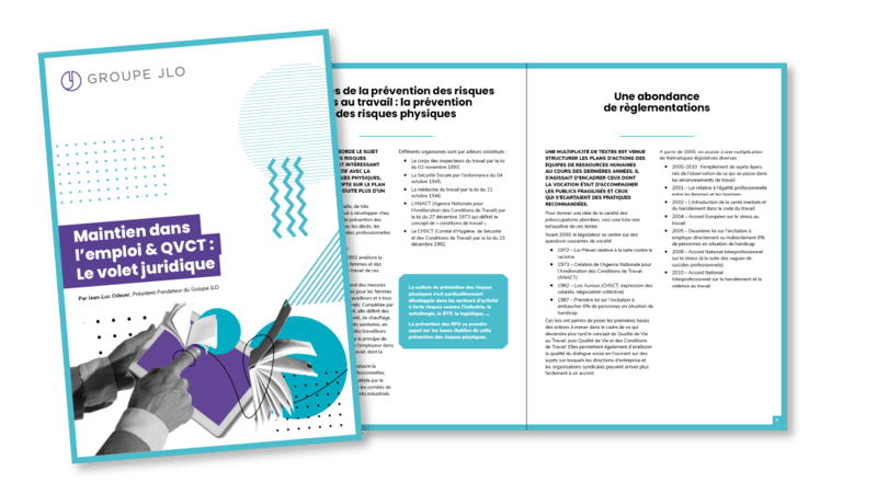Maintien dans l'emploi & QVCT : le volet juridique