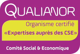 Organisme certifié "Expertises auprès des CSE" par Qualianor