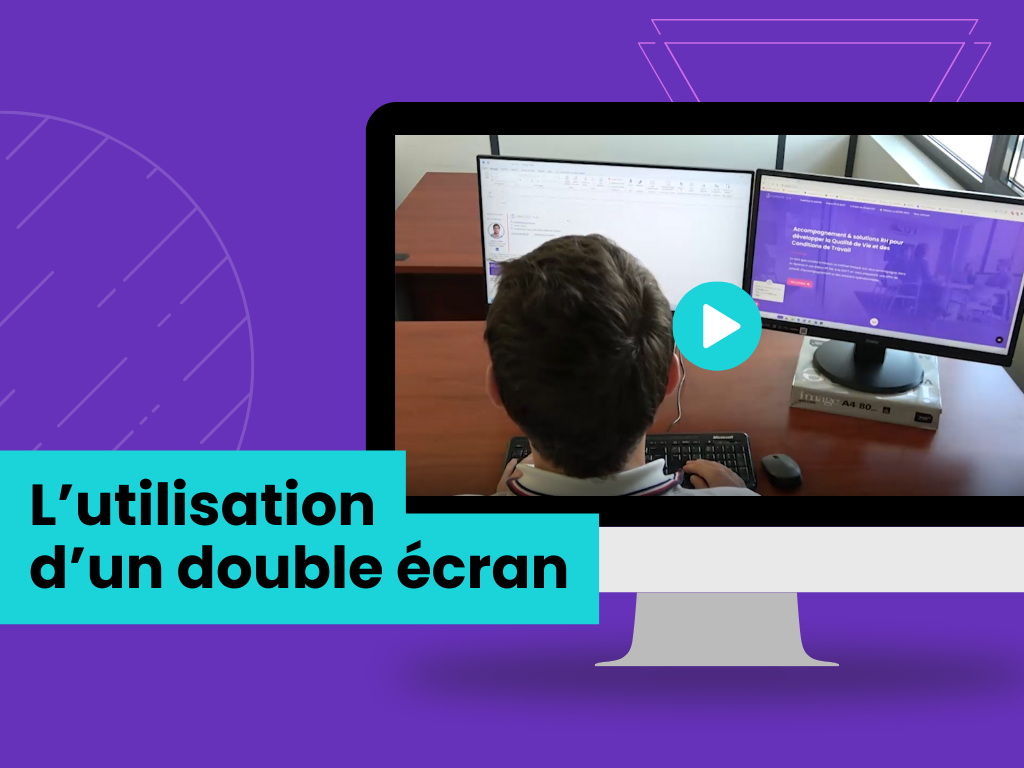 L'utilisation d'un double écran